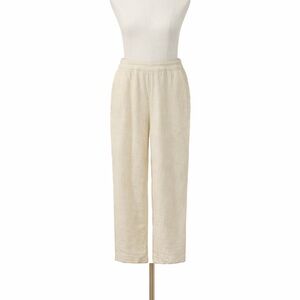 SOFT SURROUNDINGS Beach Bound Pull On Gauze Crop Pants in White WOMEN'S LARGE